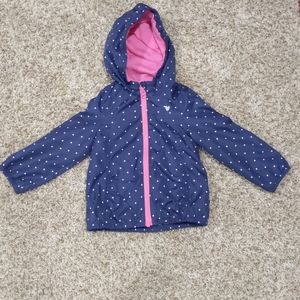 Navy Blue polka dot 18mo Carter's light jacket